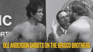 OLE ANDERSON SHOOTS ON THE BRISCO BROTHERS [upl. by Nisay]