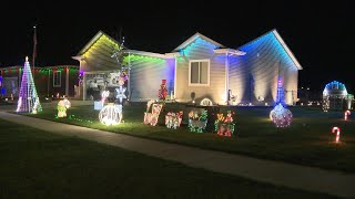 Man Creates Christmas Light Display for Wife With Alzheimers [upl. by Kciderf]