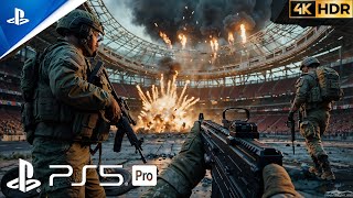 PS5 PRO Stadium Under Attack Infiltration  Realistic Ultra Graphics Gameplay  Call of Duty [upl. by Oiram]