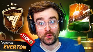 MY BIGGEST EVO SO FAR amp A GUARANTEED HERO PACK FC24 RTG Evolution Everton episode 27 [upl. by Neeron]