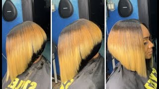 Inverted Bob Cutting amp Styling Techniques  Easy Graduated Bob Haircut With Layers amp Graduation [upl. by Prevot]