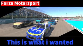 This is what i was hoping for in the NASCAR Series  Forza Motorsport [upl. by Euton973]