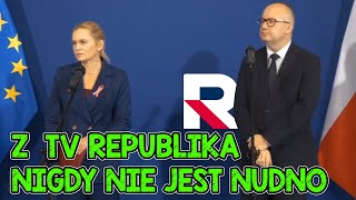 Spięcie Bodnara i Nowackiej z TV Republika [upl. by Ameline]