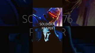 Reaper amp Soldier76 SPECIAL Interactions shorts overwatch2 [upl. by Phia]