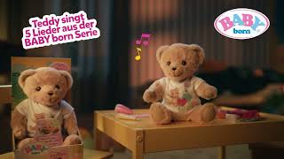 🧸💕 Singender Teddy Dein musikalischer Kuschelfreund  BABY born [upl. by Caneghem657]