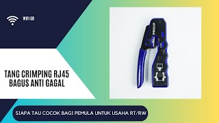 TANG CRIMPING RJ45 BAGUS ANTI GAGAL [upl. by Ishmul]