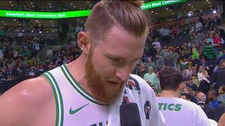 Aron Baynes Halftime Interview 13 Points [upl. by Dyson]