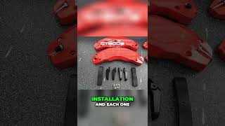 📐 Cybertruck RED Brake Caliper Covers [upl. by Aissilem35]