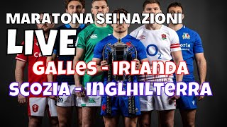 MARATONA SEI NAZIONI LIVE GALLESIRLANDA e INGILTERRA SCOZIA [upl. by Oiceladni345]