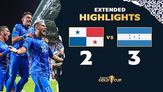 Extended Highlights Panama 23 Honduras  Gold Cup 2021 [upl. by Thorncombe]