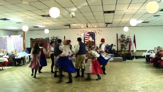 American Czechoslovakian Club Beseda Dancers quotDubledska Polkaquot [upl. by Hnim412]