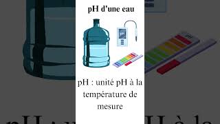 pH  unité pH à la température de mesure [upl. by Anadal]