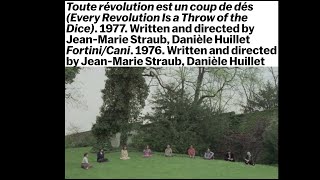 Every Revolution Is a Throw of the Dice Mallarmé poem 1977 by JeanMarie StraubDanièle Huillet [upl. by Ahsil]