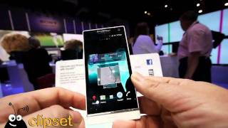 Sony Xperia S CES2012 Videochip [upl. by Ennairda]