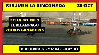 RESUMEN COMPLETO 👉 LA RINCONADA INH hoy Domingo 20 de OCTUBRE 2024 [upl. by Dall]