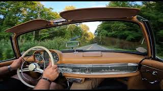 1961 Mercedes Benz 300SL Roadster test drive [upl. by Htenek]