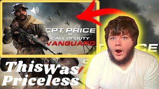 FIRST TIME REACTING TO  AZERRZ CAPTAIN PRICE Voice TROLLING on COD VANGUARD [upl. by Jobe]