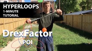 How to do Hyperloops for Poi 1minute tutorial [upl. by Amii]