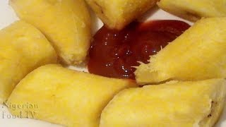 Boiled Plantains  Easy Nigerian Food TV recipe [upl. by Ashton321]