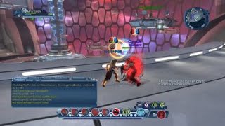 DCUO Mrs Kiyoni vs Console practice with friends [upl. by Nnaer]