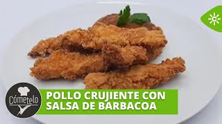 Cómetelo  Pollo crujiente con salsa de barbacoa [upl. by Loesceke]