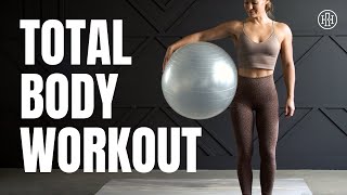 Total Body Stability Ball Workout [upl. by Hagai110]