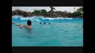 Typhoon Lagoon Wave Pool [upl. by Ecinnahs451]