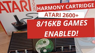 Harmony and Atari 2600 with 8kb and 16kb games [upl. by Le714]