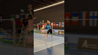 Austrian U17 Open Doubles Semifinal badminton badmintonmatch badmintondoubles [upl. by Ricker]