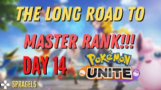 Beginner To Master Rank FREE TO PLAY Road To Master Rank Day 14  Pokémon Unite [upl. by Georgeanna]