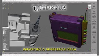 Importing a reference mesh in Topogun 2 [upl. by Moraj]