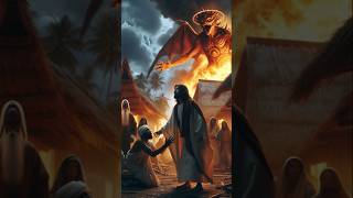 Jesus protects villagers from demons😱Jesus God Bible ai aiart supernatural shorts truth [upl. by Landsman39]