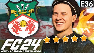 ACADEMY STRIKER IS SPECIAL TALENT  FC 24 YOUTH ACADEMY CAREER MODE EP36  WREXHAM [upl. by Hoseia]