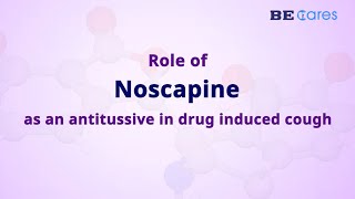 Role of Noscapine as an antitussive in drug induced cough [upl. by Noseimaj]