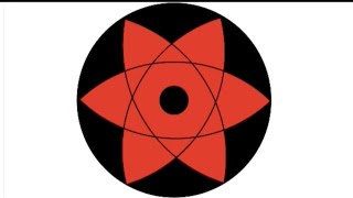 Magnekyu sharingan SASUKE in Geogebra art naruto geogebra [upl. by Aidni]