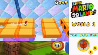 Super Mario 3D Land  World 3 Complete 100 [upl. by Nisay22]