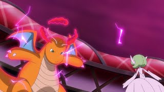 Lance’s Hydreigon and Dragonite vs Diantha’s Gardevoir Pokémon 2019 Episode 116 English Sub [upl. by Bartlet671]