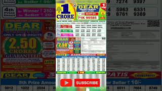 Lottery sambad live 100pm 220724 Morning Nagaland state dear lottery Result pdf Download [upl. by Eanom]