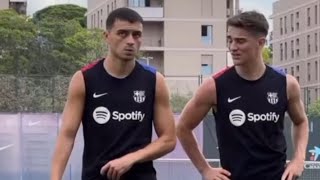 Best friends In Barcelona Gavi and Pedri Back together football barcelona [upl. by Krishnah]