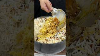 Chicken Biryani ASMR Cooking  shorts food cooking asmr streetfood biryani indianasmrworld [upl. by Netsrek]