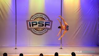 Senior Women Luciana Ongaro from Brazil  IPSF World Pole Sports Championships 2018 [upl. by Sternberg]