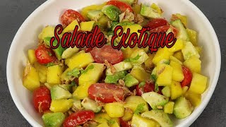 84 Salade Exotique Mangue🥭 Avocat 🥑 Exotic Mango Avocado Salad🏝 [upl. by Rehpotsyrhc]