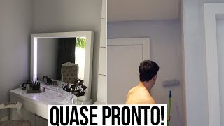 ÚLTIMO VLOG DE DECORAÇÃO PINTEI MEU QUARTO E OLHA COMO FICOU ❤️ [upl. by Rasecoiluj]