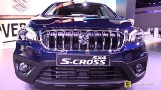 2017 Suzuki SX4 SCross All Grip  Exterior and Interior Walkaround  Debut at 2016 Paris Motor Show [upl. by Ylrahc]