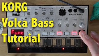 KORG Volca Bass Full Tutorial [upl. by Decamp]