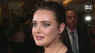 katherine Langford interview on knives out premier [upl. by Spanos]