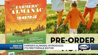 Farmers Almanac names its first female editor [upl. by Annahvas]