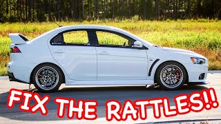 Evo X Interior Rattles Fixed [upl. by Elades]