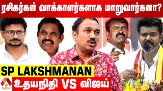 திமுகவை எதிர்ப்பதால் விஜய்க்கு என்ன லாபம்  SP LAKSHMANAN INTERVIEW  AADHAN TAMIL [upl. by Lezley]