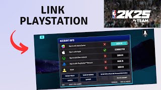 How to link PlayStation with NBA 2K25 MyTEAM Mobile Account [upl. by Osei342]